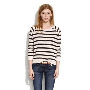 Final Sale Madewell Striped Knit Pullover Sweater
